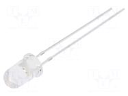 LED; UV; 30°; 10÷20mA; P: 40mW; λd: 400÷405nm; 2.9÷3.5VDC; THT BIVAR