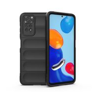 Magic Shield Case case for Xiaomi Redmi Note 11 flexible armored cover black, Hurtel