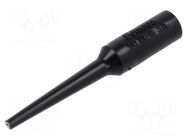 Measuring tip; 3A; 70VDC; black; Tip diameter: 1.02mm POMONA