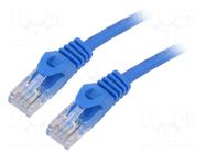 Patch cord; RJ45 plug,both sides; U/UTP; 6; stranded; CCA; 1.5m GEMBIRD
