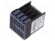 Auxiliary contacts; Size: S0,S00,S2; Leads: spring clamps; front SIEMENS