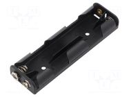 Holder; AA,R6; Batt.no: 4; 6F22 type; black GOOBAY