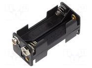 Holder; AAA,R3; Batt.no: 4; 6F22 type; black GOOBAY