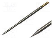 Tip; conical,elongated; 0.4mm; 357°C; for soldering station METCAL