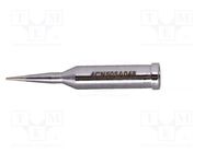 Tip; conical,elongated; 0.5mm; for soldering station METCAL