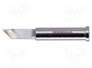Tip; knife,elongated; 5mm; for soldering station METCAL