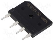 Bridge rectifier: single-phase; Urmax: 600V; If: 20A; Ifsm: 240A SHINDENGEN