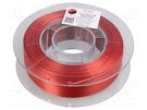 Filament: PLA Magic Silk; 1.75mm; mistic red; 195÷225°C; 300g ROSA 3D