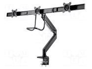 Holder; 1÷6kg; 17÷27"; Standard: 75x75mm,100x100mm; monitor x3 GEMBIRD