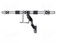 Holder; 1÷6kg; 17÷27"; Standard: 75x75mm,100x100mm; monitor x3 GEMBIRD