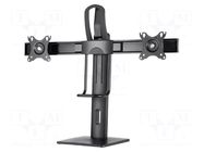 Holder; 2÷6kg; 17÷27"; Standard: 75x75mm,100x100mm; monitor x2 GEMBIRD