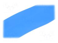 Heat shrink sleeve; glueless; 2: 1; 38.1mm; blue; polyolefine; reel TASKER