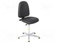 Cleanroom acces: chair; black; 460x430mm; 575÷830mm; 440x510mm RT WORK