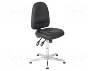 Chair; ESD; Seat dim: 460x430mm; Back dim: 440x510mm; 590÷840mm RT WORK