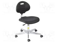 Chair; ESD; Seat dim: 470x440mm; Back dim: 420x320mm; 460÷590mm 