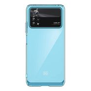 Outer Space Case for Xiaomi Poco X4 Pro 5G cover with a flexible frame blue, Hurtel