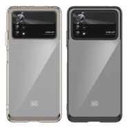 Outer Space Case for Xiaomi Poco X4 Pro 5G cover with a flexible frame blue, Hurtel