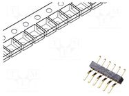 Connector: pin strips; pin header; male; PIN: 6; horizontal; SMT GCT