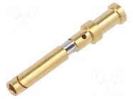 Contact; female; CD; copper alloy; gold-plated; 1mm2; 18AWG; 10A ILME