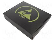 Box with foam; ESD; 318x267x64mm; Features: conductive; black EUROSTAT GROUP