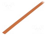Heat shrink sleeve; glueless; 2: 1; 19mm; L: 1m; orange; polyolefine TASKER