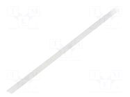 Cover for LED profiles; satin; 1m; LIGER-16; push-in; SILER KLUŚ