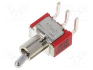 Switch: toggle; Pos: 2; SPDT; ON-ON; 5A/125VAC; 5A/28VDC; -30÷85°C TE Connectivity
