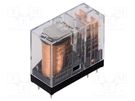 Relay: electromagnetic; DPST-NO; Ucoil: 12VDC; Icontacts max: 3A OMRON Electronic Components