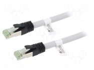 Patch cord; RJ45 plug,both sides; S/FTP; Cat 8; stranded; Cu; LSZH Goobay