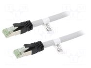 Patch cord; RJ45 plug,both sides; S/FTP; Cat 8; stranded; Cu; 3m GOOBAY