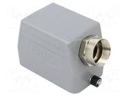 Enclosure for connectors: HDC; size H-B 10; for cable; for latch LAPP