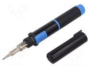 Soldering iron: gas; 130W; 580°C; Shape: chisel; 2h ERSA