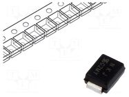 Diode: TVS; 600W; 150V; 3A; bidirectional; ±5%; SMB; reel,tape; P6SMB TAIWAN SEMICONDUCTOR