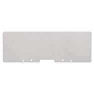 Partition plate (terminal), End and intermediate plate, 140 mm x 63 mm, grey Weidmuller