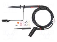 Probe: for oscilloscope; passive; 60MHz; Uin max: 600V; Trans: 10: 1 UNI-T