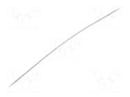 Braids; tape; Thk: 0.38mm; W: 0.64mm; 4A; 27AWG; 30.5m; copper strand ALPHA WIRE