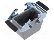 Enclosure for connectors: HDC; size H-B 10; for cable; angled LAPP