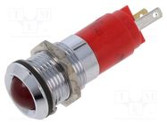 Indicator: LED; blinking; red; 3.5÷13VDC; Ø14mm CML INNOVATIVE TECHNOLOGIES