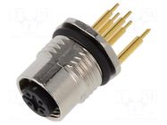 PIN: 4; female; for panel mounting,front side nut; socket PHOENIX CONTACT