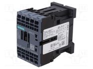 Contactor: 3-pole; NO x3; Auxiliary contacts: NC; 24VAC; 7A; 3RT20 SIEMENS