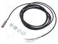 Sensor: inductive; OUT: PNP / NO; 0÷1.5mm; 10÷30VDC; M8; 3m; IP67 BALLUFF