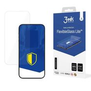 Tempered glass for iPhone 14 Pro Max / 14 Plus hybrid flexi 6H 3mk FlexibleGlass Lite series, 3mk Protection