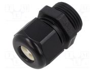 Cable gland; multi-hole; PG11; IP65; polyamide; black; Holes no: 2 HUMMEL