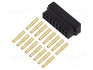 Connector: wire-wire/PCB; plug; female; PIN: 16; Datamate L-Tek; 3A HARWIN