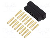 Connector: wire-wire/PCB; plug; female; PIN: 16; Datamate L-Tek; 3A HARWIN