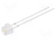 LED; 4.8mm; 100°; Front: convex; 2.9÷3.4VDC; No.of term: 2; -30÷85°C OPTOSUPPLY