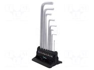 Wrench-set; Hex Plus key,spherical; 9pcs. WERA