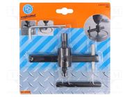 Hole cutter for water taps; Mounting: rod 12mm PG PROFESSIONAL