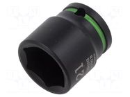 Socket; 6-angles,socket spanner,impact; HEX 21mm; 3/8"; IMPAKTOR WERA