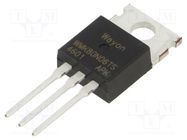 Transistor: N-MOSFET; unipolar; TO220-3 WAYON